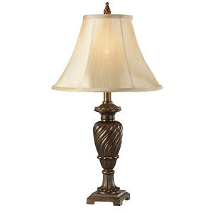 lot 39 image: Bronzed Base Table Lamp