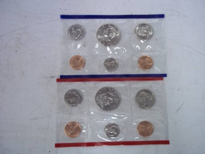 2 US Proof Set 1995  P and D