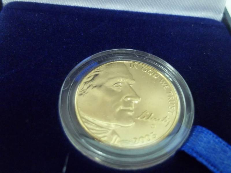 24 KT Gold Plated Ocean in View Nickel