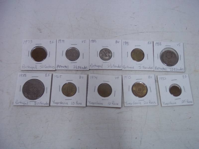 10 Foreign Coins