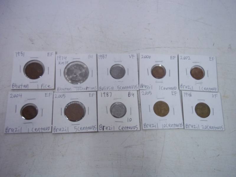 10 Foreign Coins