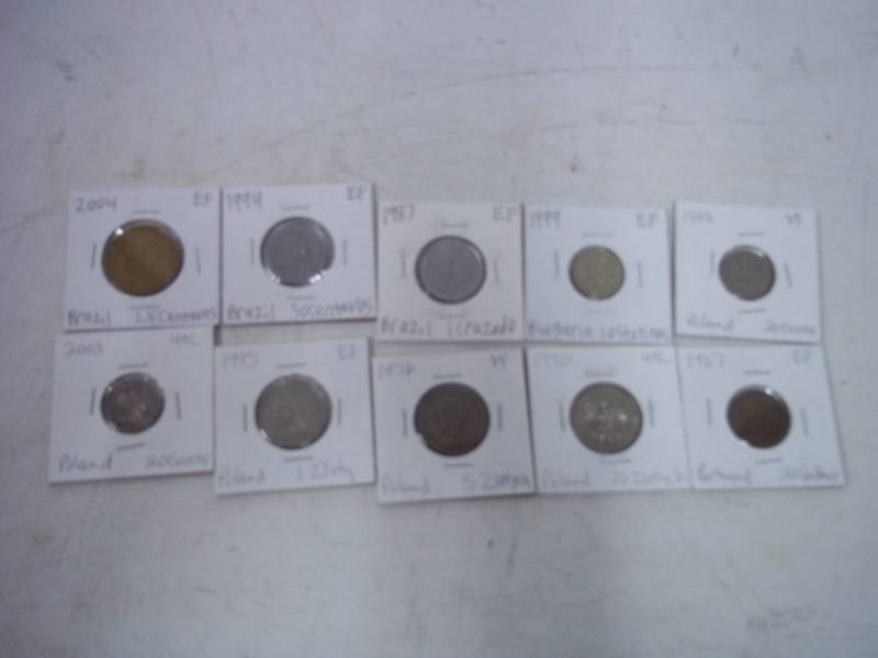 10 Foreign Coins