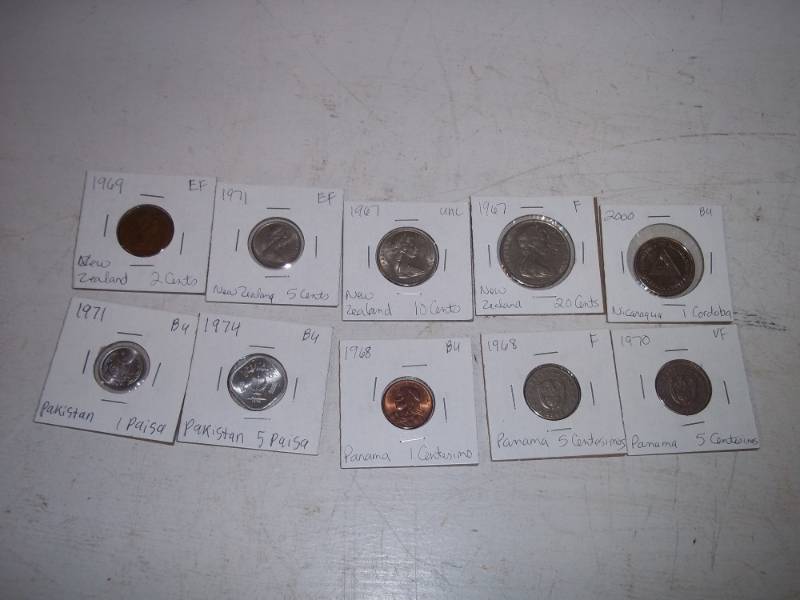 10 Foreign Coins