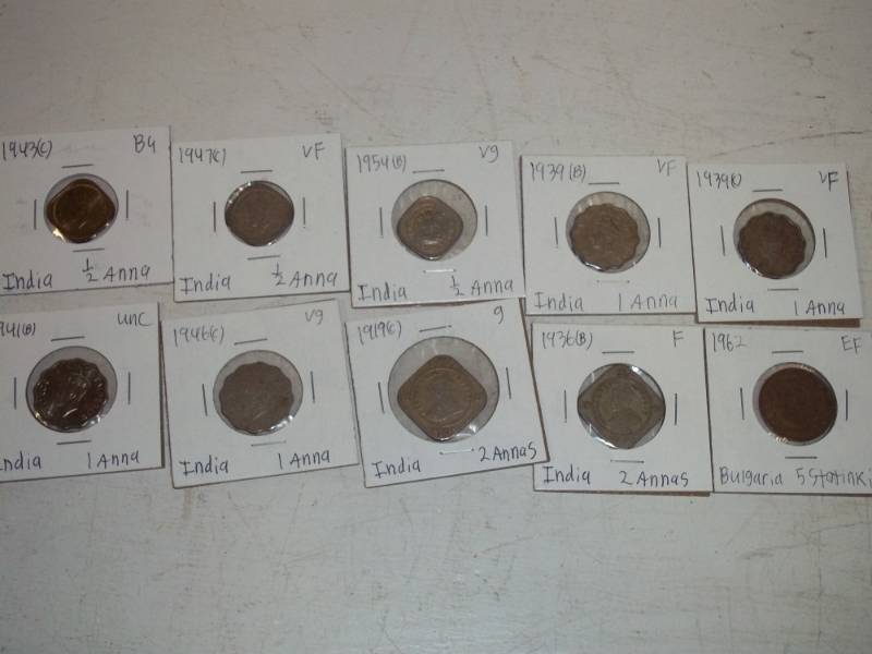 10 Foreign Coins