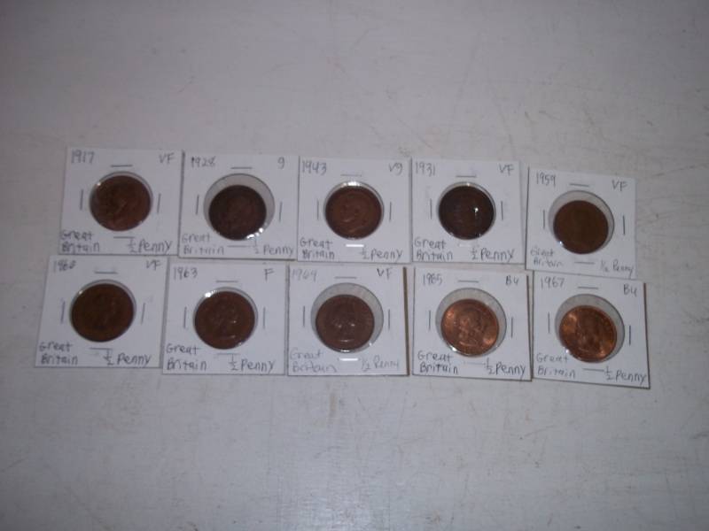 10 Foreign Coins