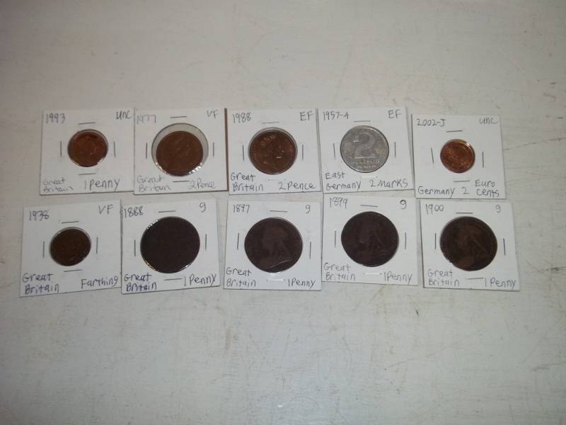 10 Foreign Coins