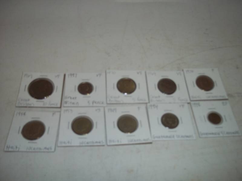 10 Foreign Coins