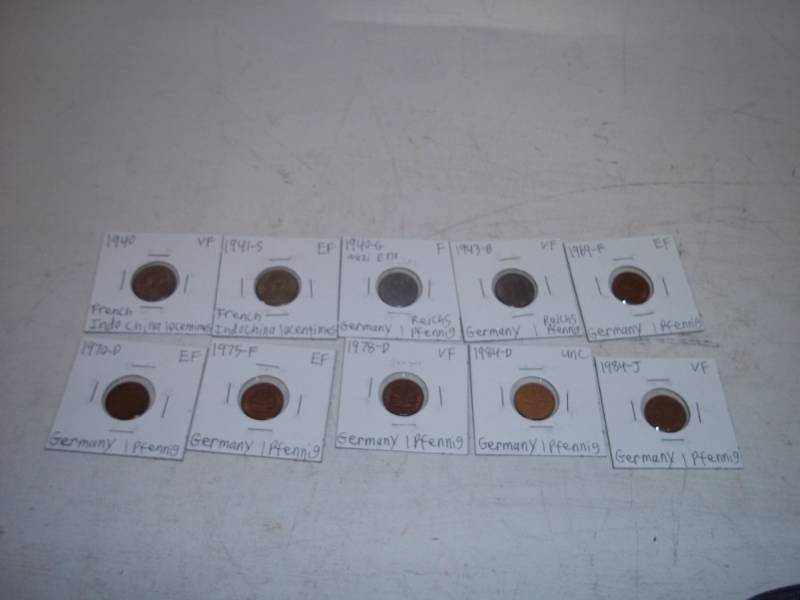 10 Foreign Coins