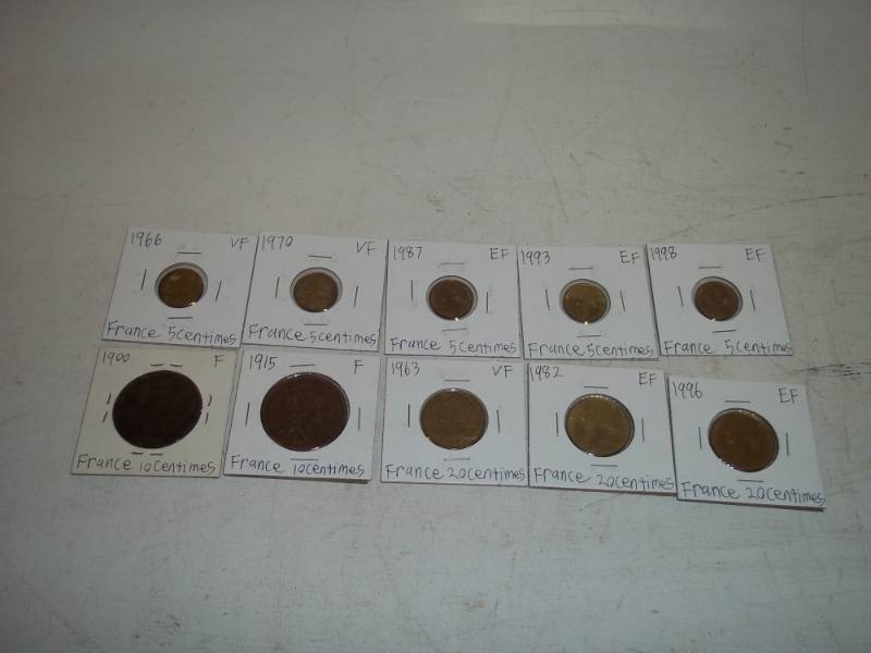 10 Foreign Coins