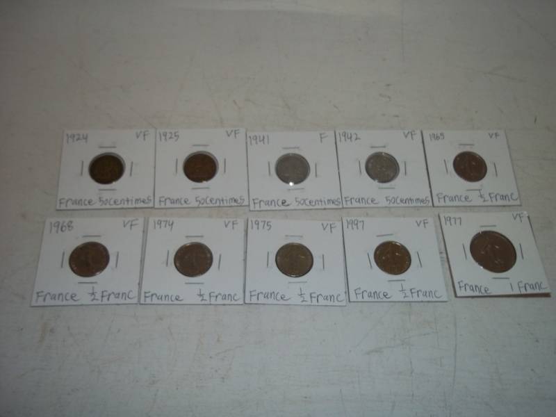 10 Foreign Coins