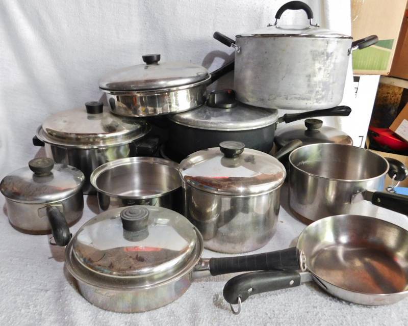 lot 65 image: large lot of stovetop cookware please see photos