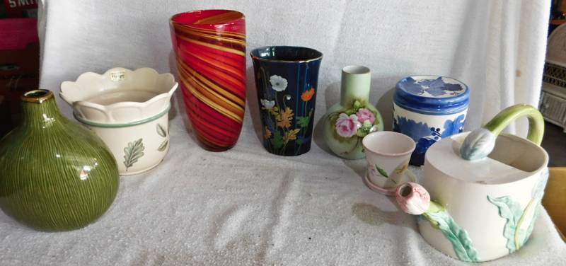 lot 80 image: several vases and planters