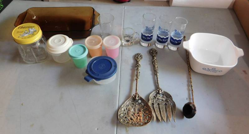 lot 176 image: vintage cherub fork and spoon much more