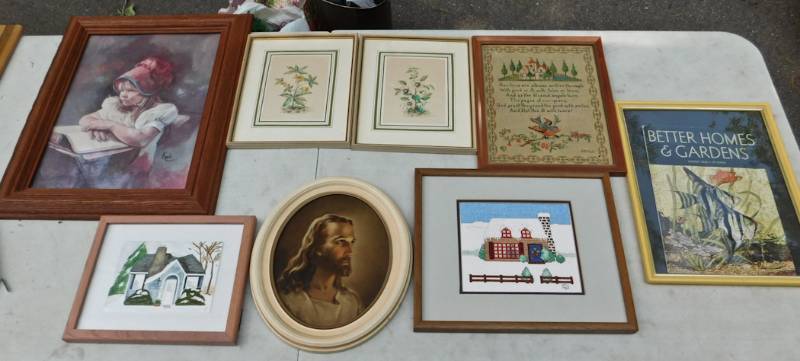lot 158 image: lot of framed art please see photos