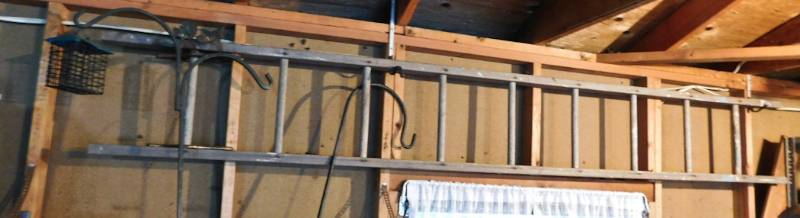 lot 234 image: wooden ladder approx 9 feet long