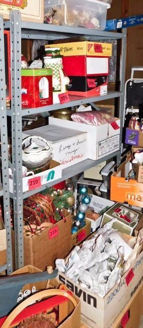 lot 251 image: Metal Shelving contents are not included