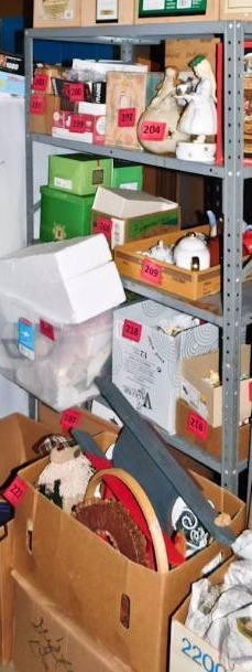 lot 252 image: Metal Shelving contents are not included