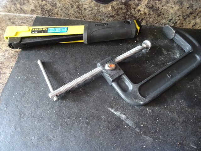 lot 63 image: 6 C Clamp, Hammer Tacker