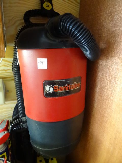 lot 89 image: Sanitaire Back Pack Vacuum