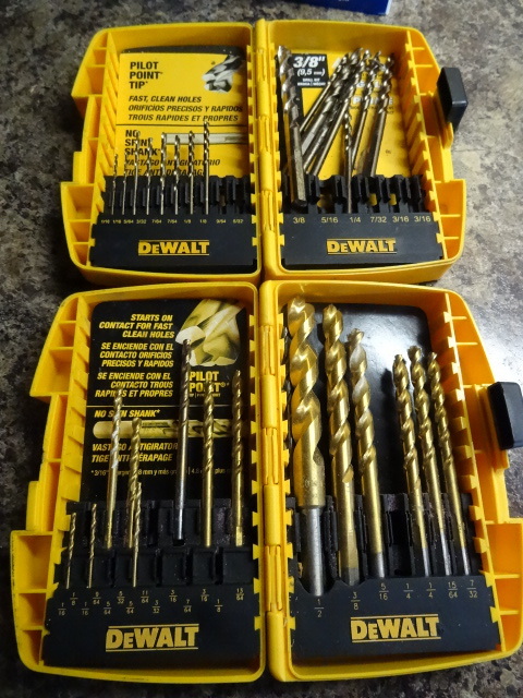 lot 125 image: 2 Dewalt Drill Bit Sets
