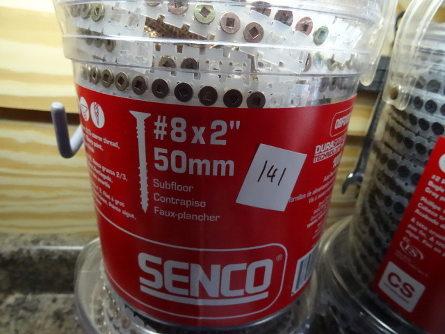 lot 141 image: Senco # 8 X 2 Screws Subfloor New