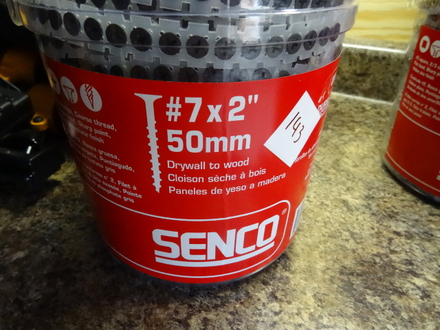 lot 143 image: Senco # 7 X 2 Screws, Drywall to Wood