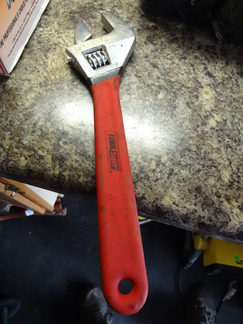 lot 177 image: Tool Shop Large Adjustable Wrench