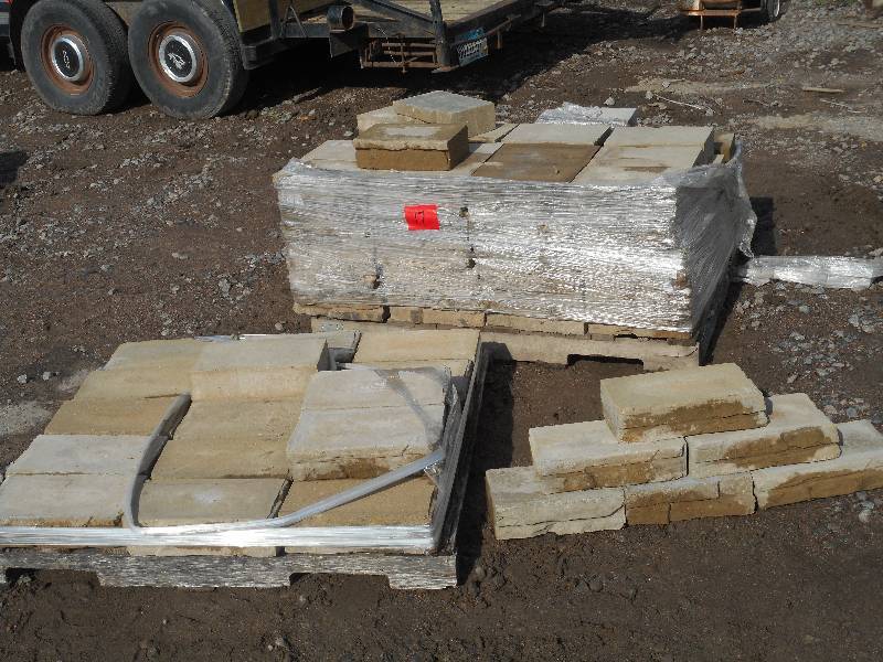 (2) Pallets Of Unused Landscape Wall Block