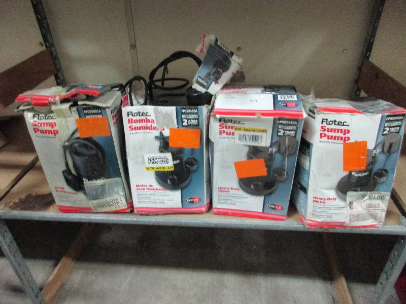 4 sump pumps