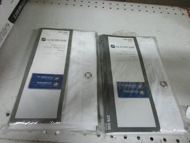 2 Shower curtain Liners