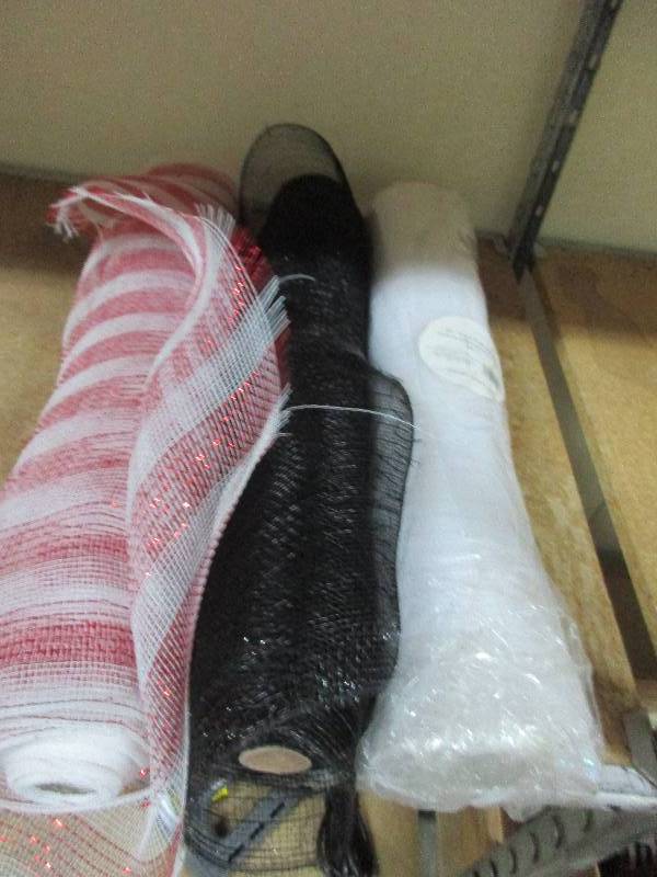 3 Rolls of poly mesh