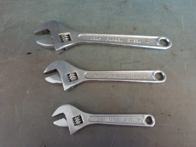 lot 47 image: Adjustable Wrenches