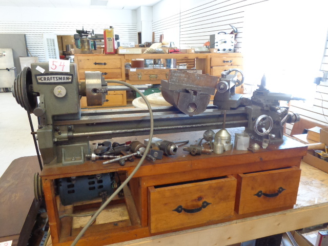 lot 54 image: Craftsman Lathe