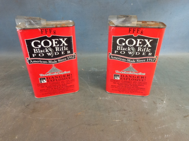 lot 72 image: Black Powder Cans