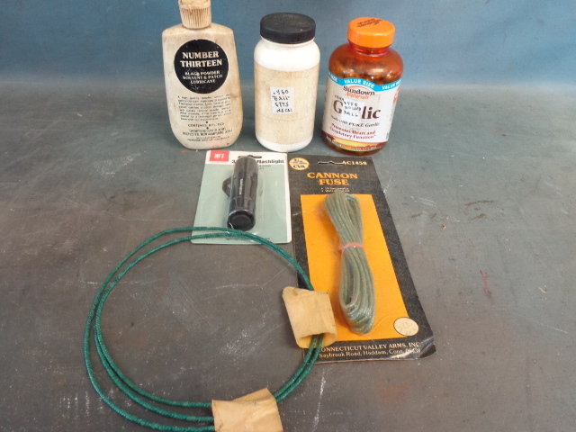 lot 73 image: Fuses, Powder & Balls