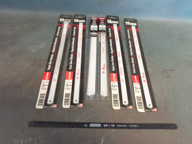 lot 86 image: Hacksaw Blades