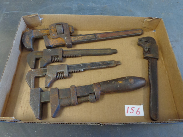 lot 156 image: Pipe Wrenches