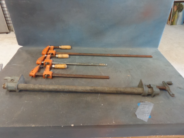 lot 174 image: Wood Clamps & Straightener