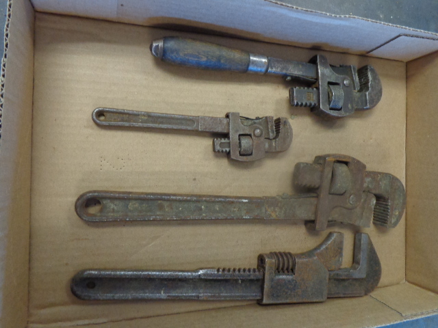 lot 203 image: Pipe Wrenches
