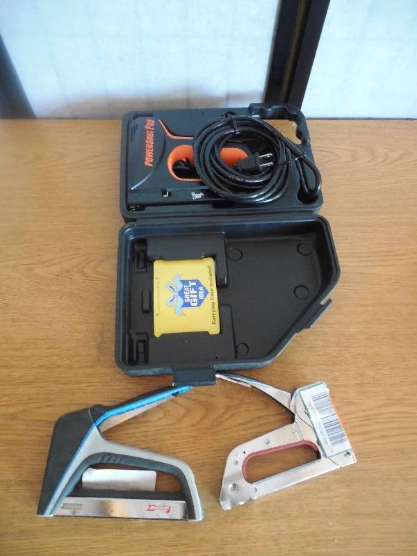 ELECTRIC STAPLER AND 2 HAND STAPLERS