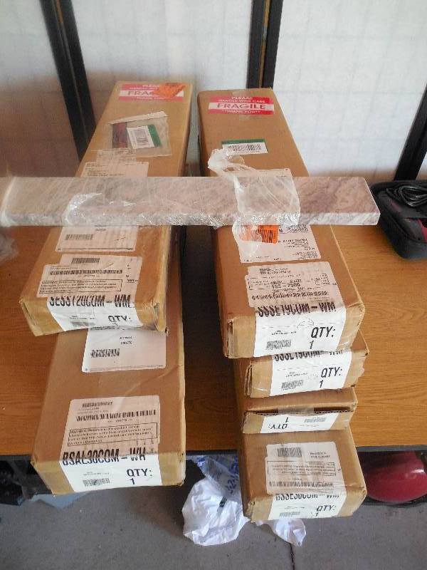(9) PIECES OF GRANITE STONE