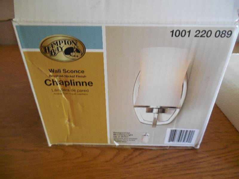 Chaplinne 1-Light Satin Nickel Sconce