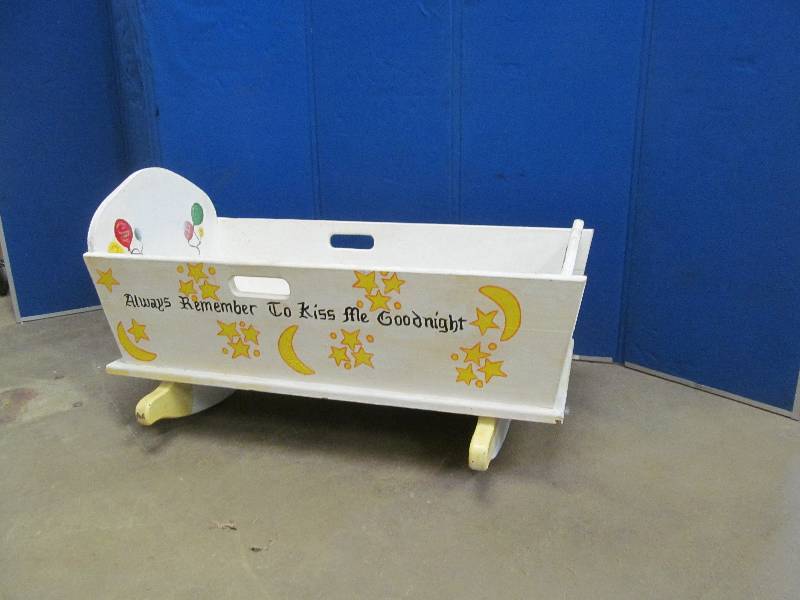 vintage baby cradle
