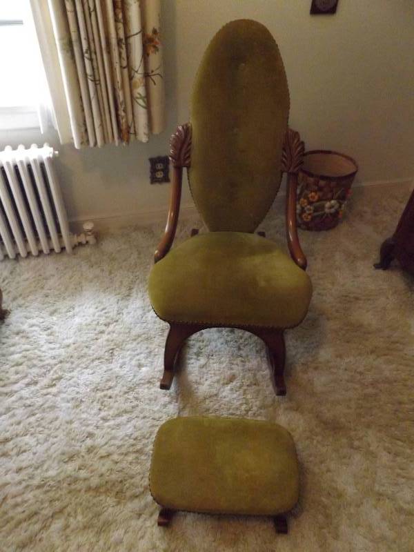 Decorative Chair and Ottoman