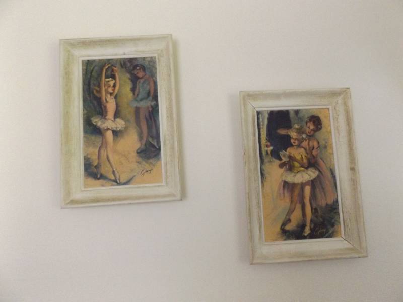 Vintage Ballerina Wall Hangings