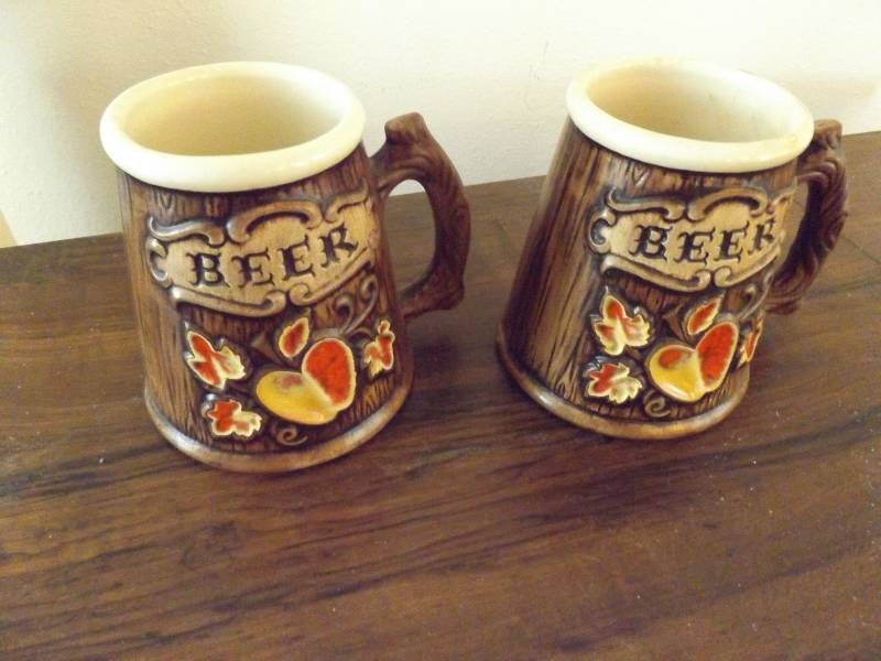 Vintage Beer Mugs, USA