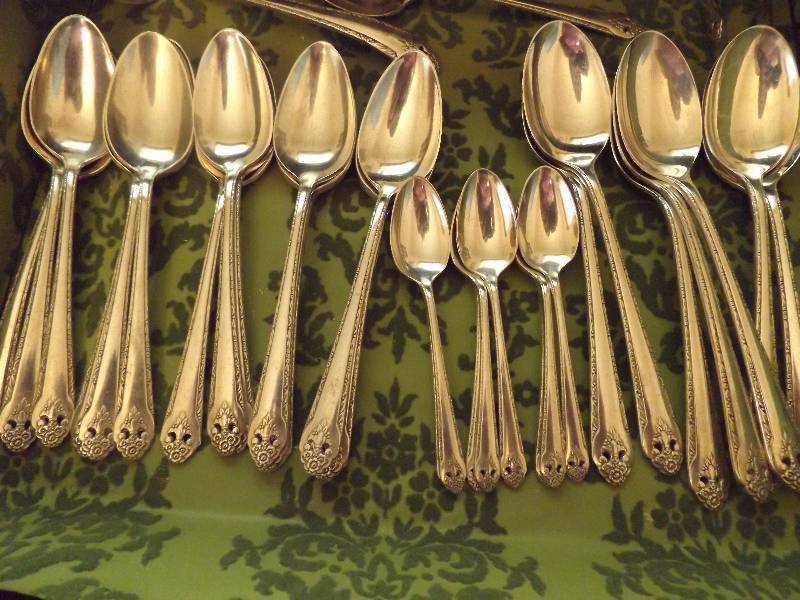 Inlaid Silver Silverware