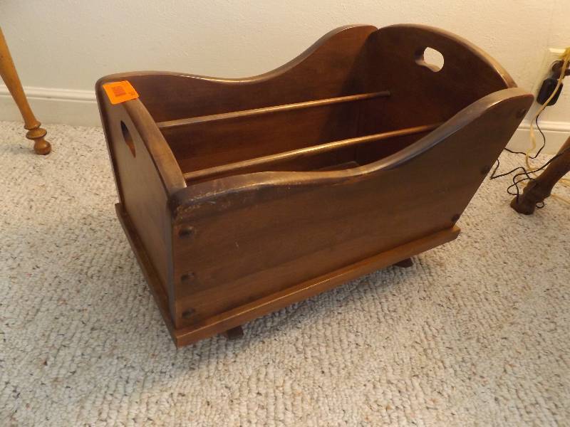 Wood Magazine Rack