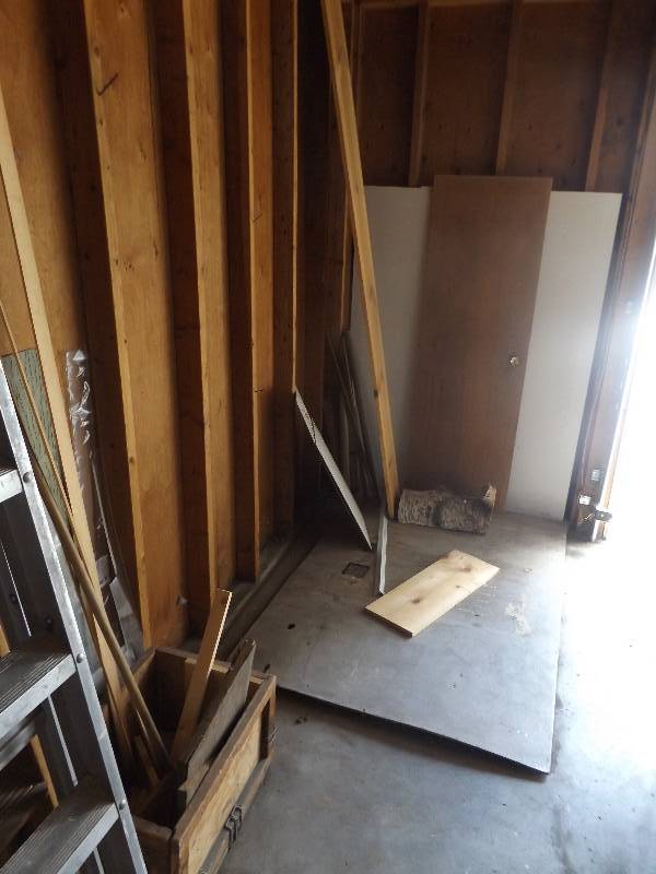 Corner of Scrap Wood