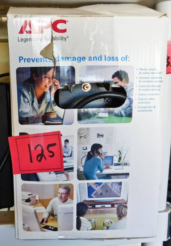 lot 125 image: 2 power saving battery back up units